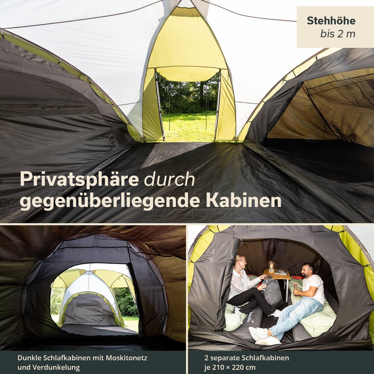 Tweedehands – Koepeltent Hammerfest 6 - Campingtent – Voor 6 personen 2/7