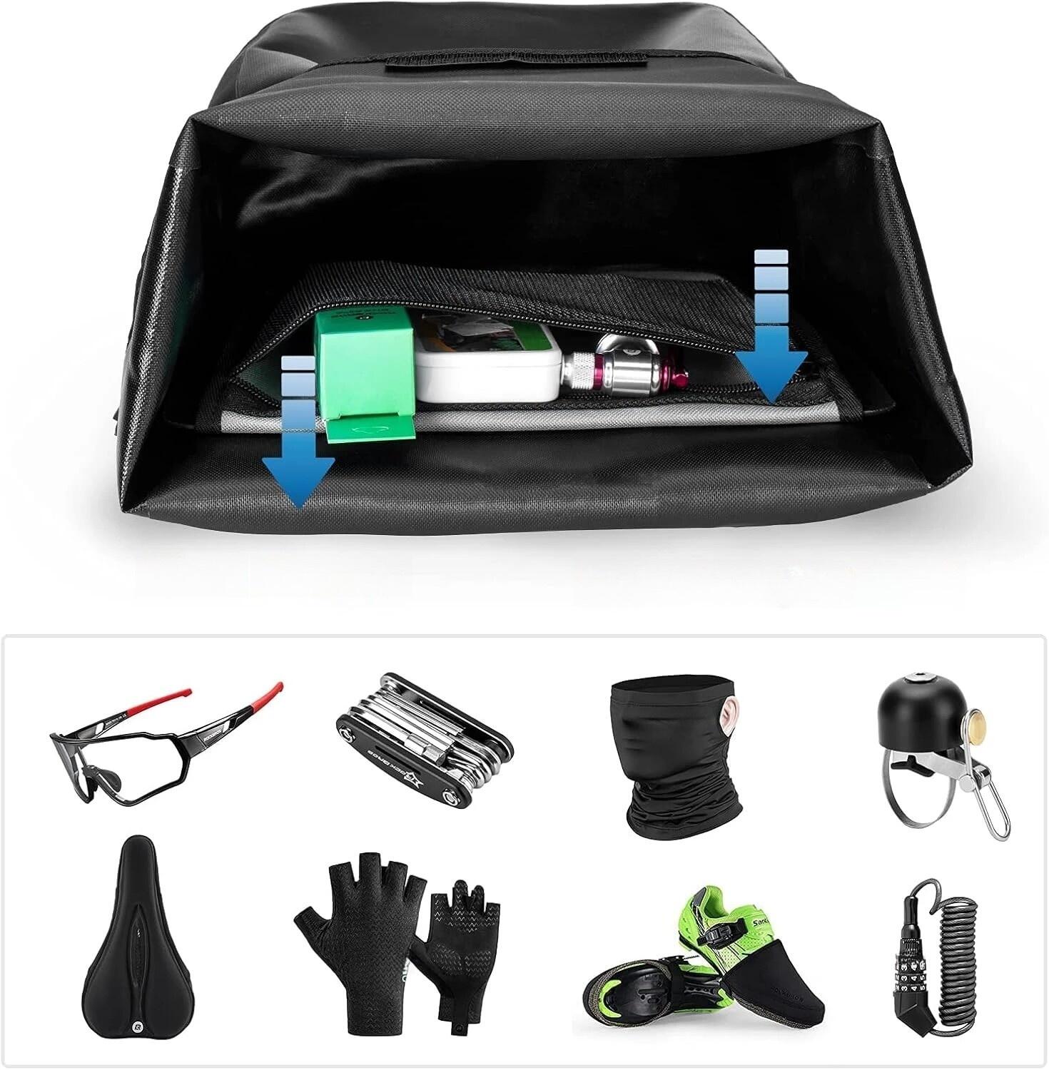 Sacoche vélo imperméable usage avant arrière ROCKBROS 2/2