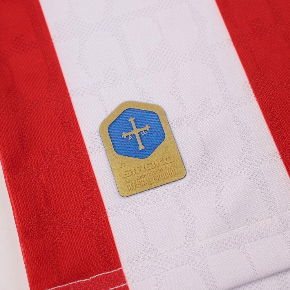 Maillot domicile officiel Real Sporting de Gijón homme RSG Home Tee Player M Ro 6/7