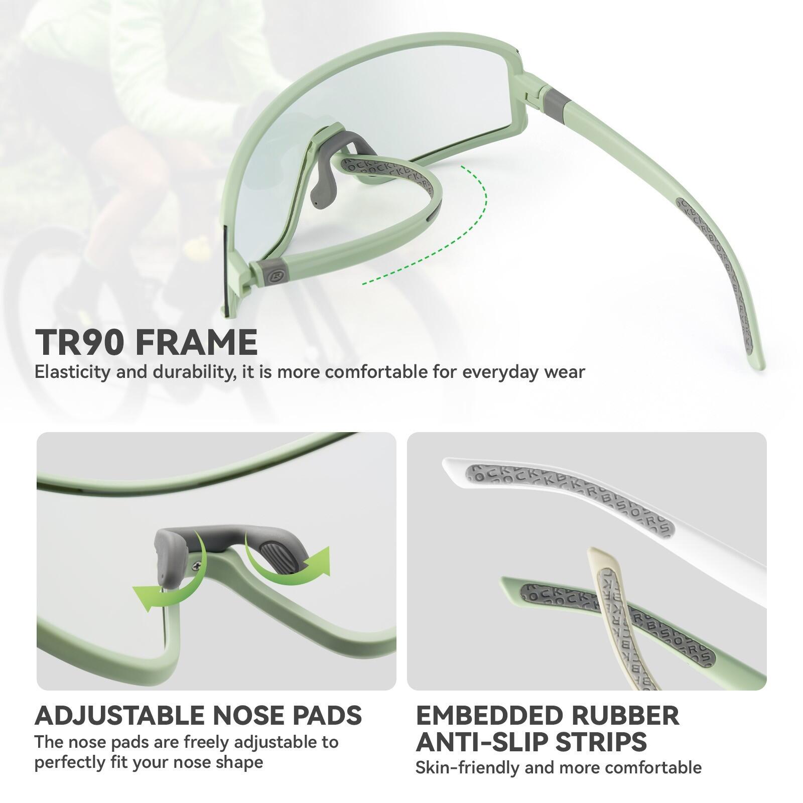 ROCKBROS Polarisierte Radbrille Ultraleicht 7/8