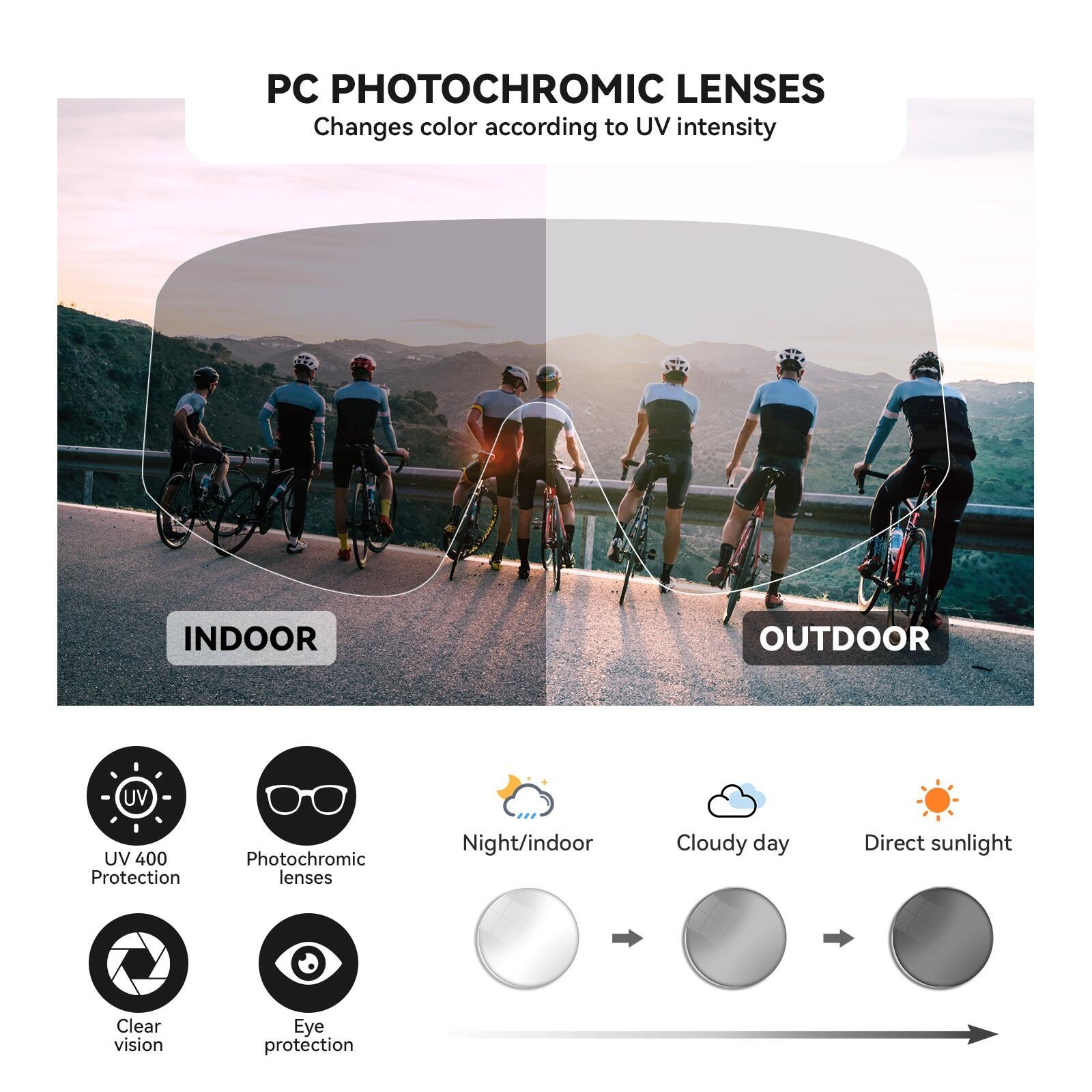 ROCKBROS Polarisierte Radbrille Ultraleicht 4/8