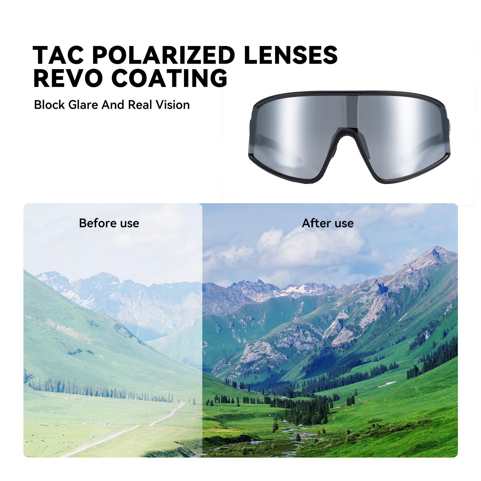 ROCKBROS Polarisierte Radbrille Ultraleicht 3/8