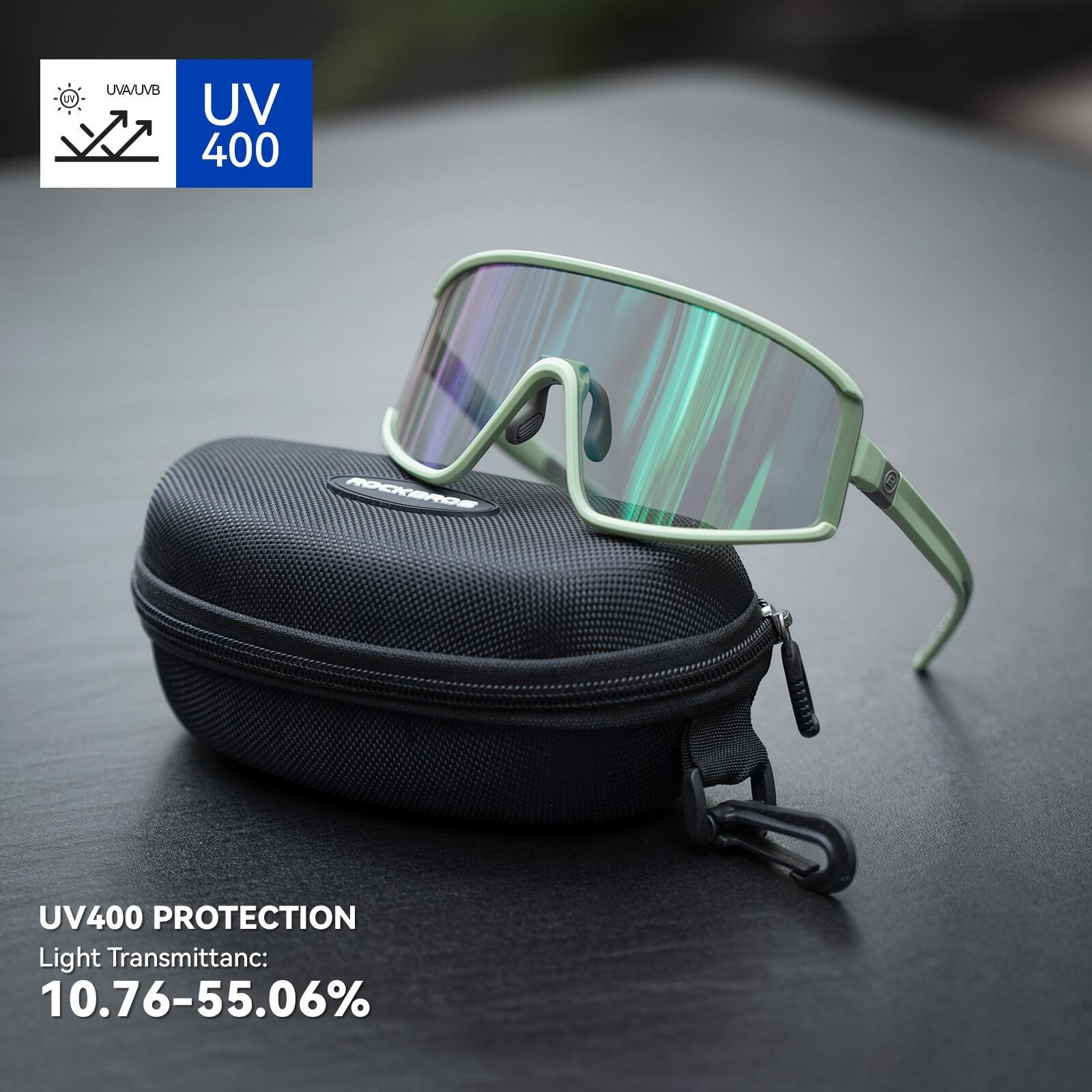 ROCKBROS Polarisierte Radbrille Ultraleicht 2/8