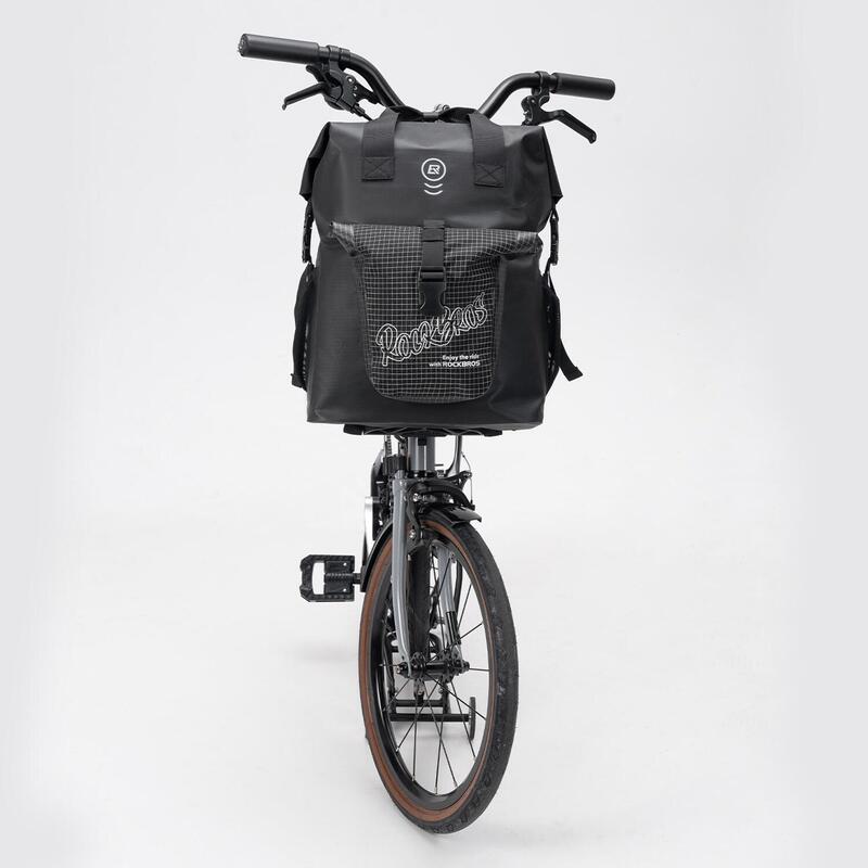 Geantă de ghidon impermeabilă tip roll-up pentru biciclete ROCKBROS