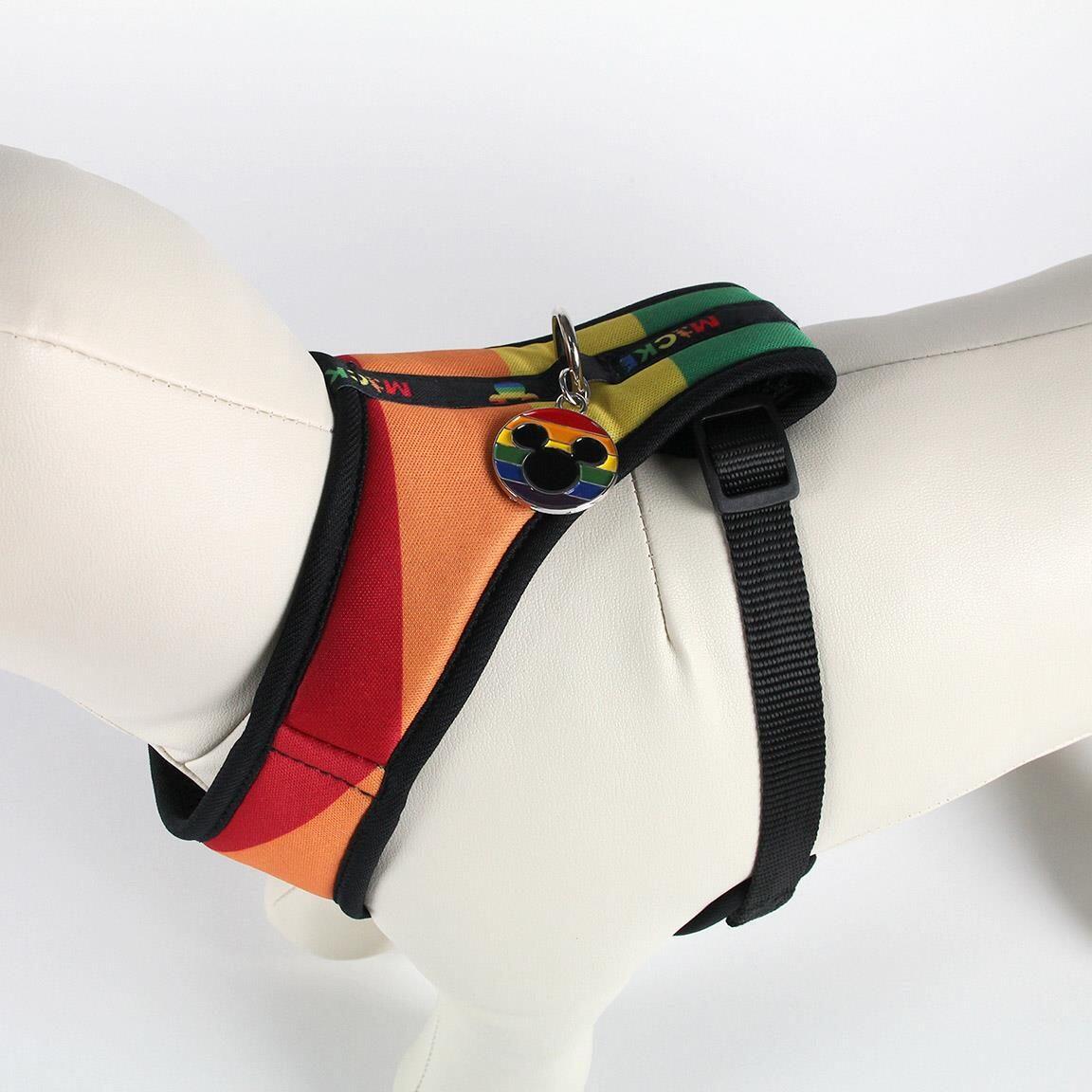 Harnais pour chiens Disney Pride Multicolor avec Bandera Arcoíris XXS/XS 6/7