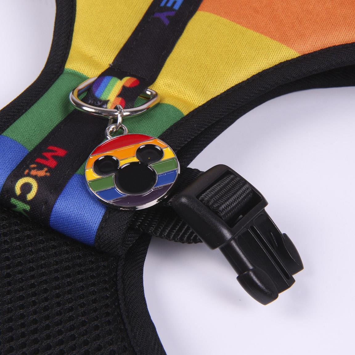 Harnais pour chiens Disney Pride Multicolor avec Bandera Arcoíris XXS/XS 3/7