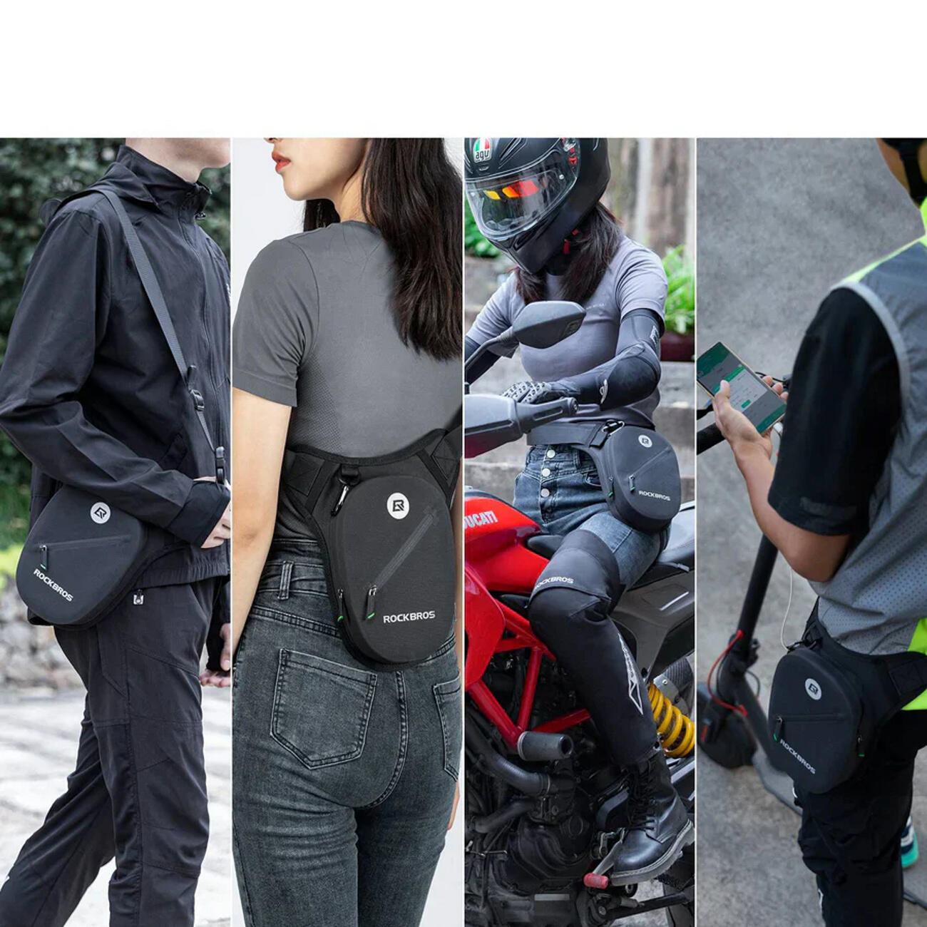 Saszetka motocyklowa na udo lub biodro 6/7