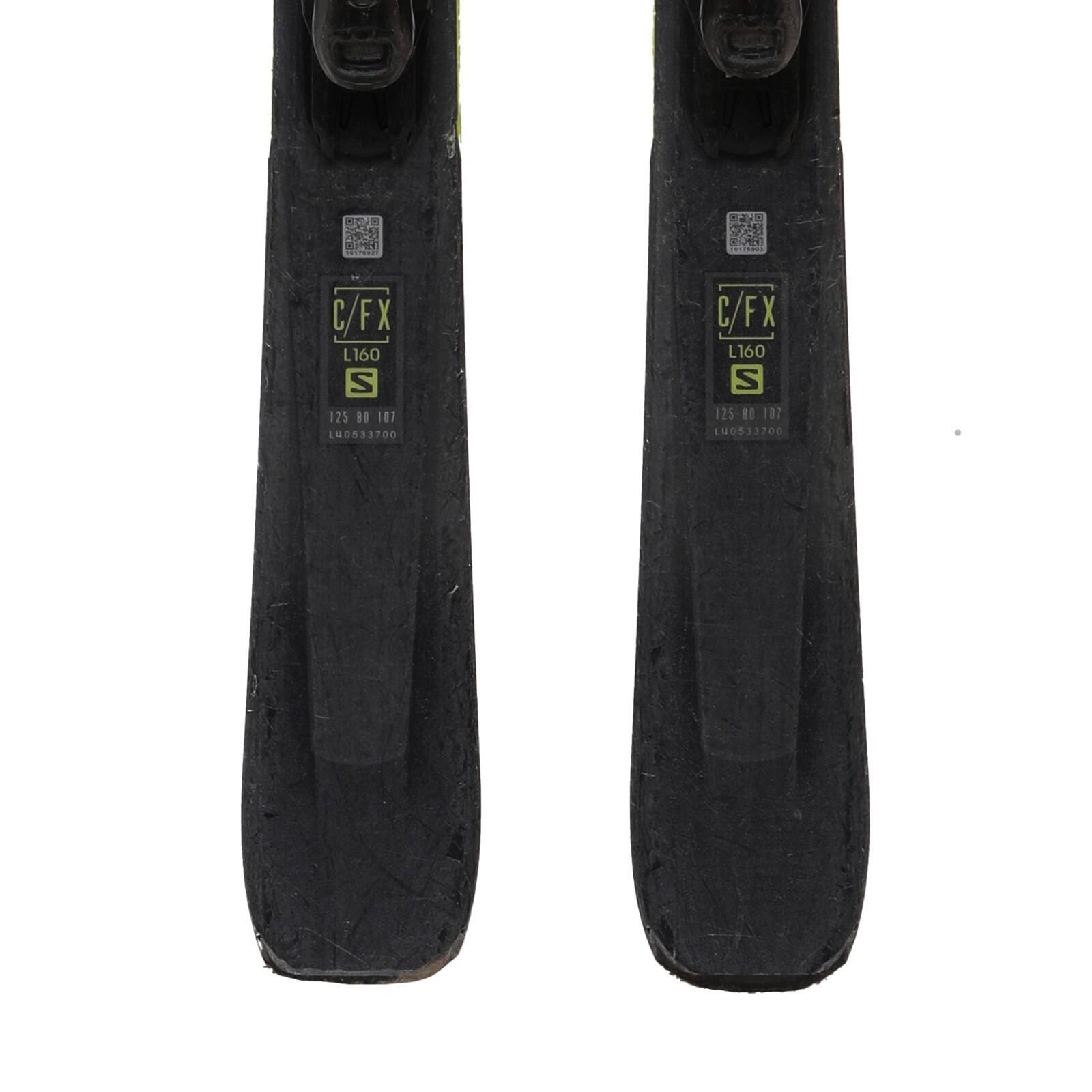 RECONDITIONNE - Ski Salomon Xdr 80 Cfr + Fixations 4/4