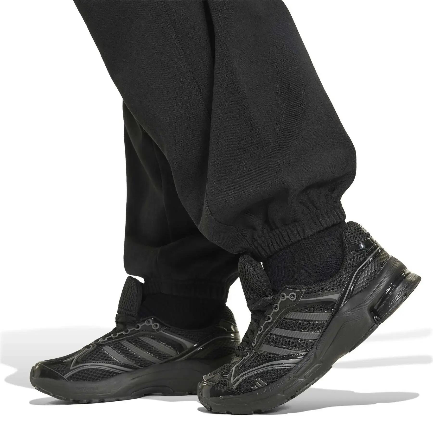 Pantaloni da jogging larghi donna adidas Small Logo Cuffed 5/6