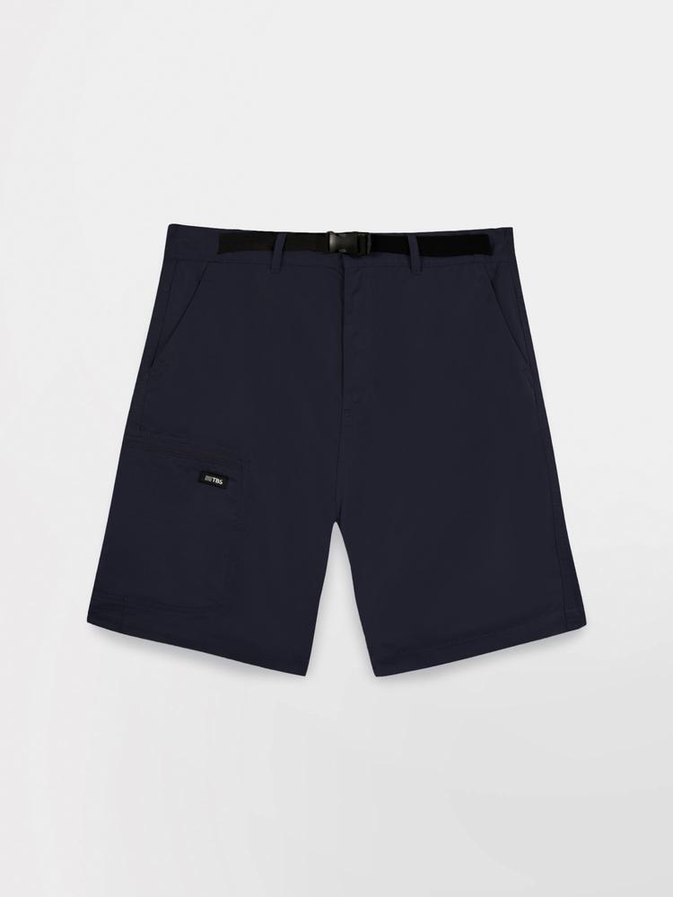 Bermuda - Homme - Ceinture semi-élastiquée - FUPPANEW - Marine 3/5