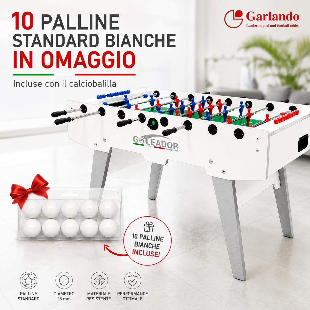 [Goleador] Calciobalilla con Gambe Pieghevoli ed Aste Rientranti 3/9
