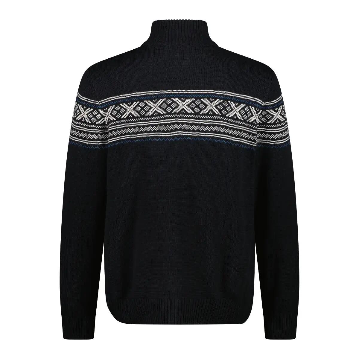 Sweter dzianinowy z zippem CMP Wooltech 2/3