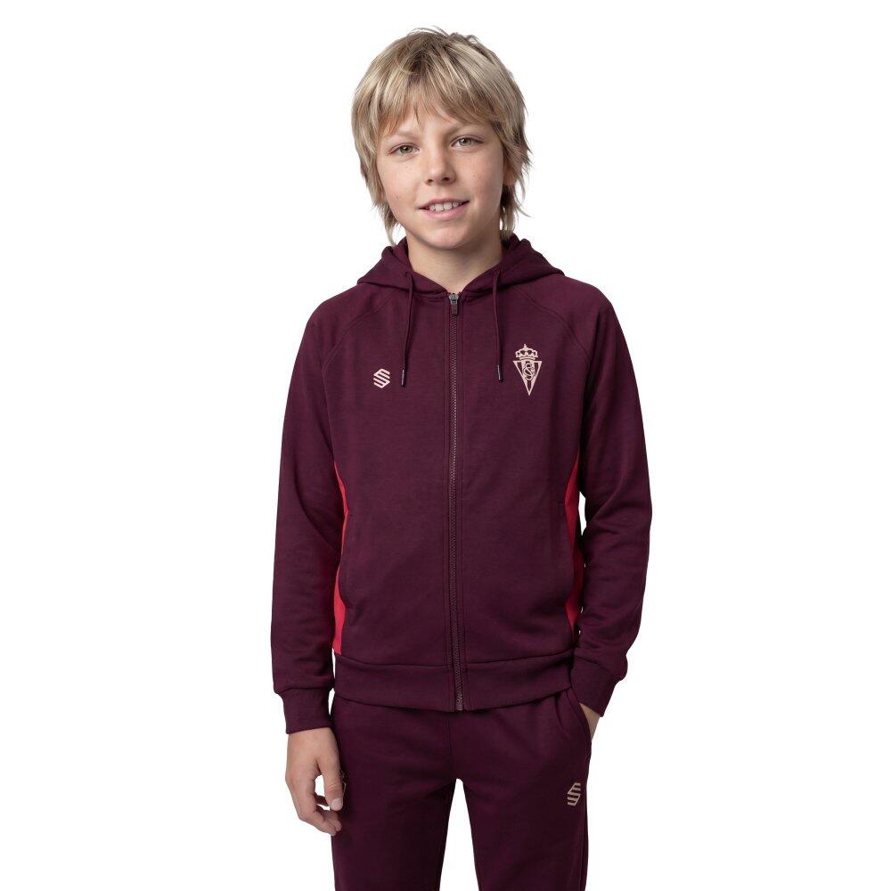 Kids ’ football lifestyle full-zip hoodie RSG Travel Fullzip Player K Red