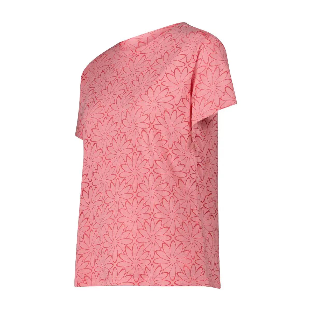 Camiseta de algodón desgastada estampada floral mujer CMP 3/3
