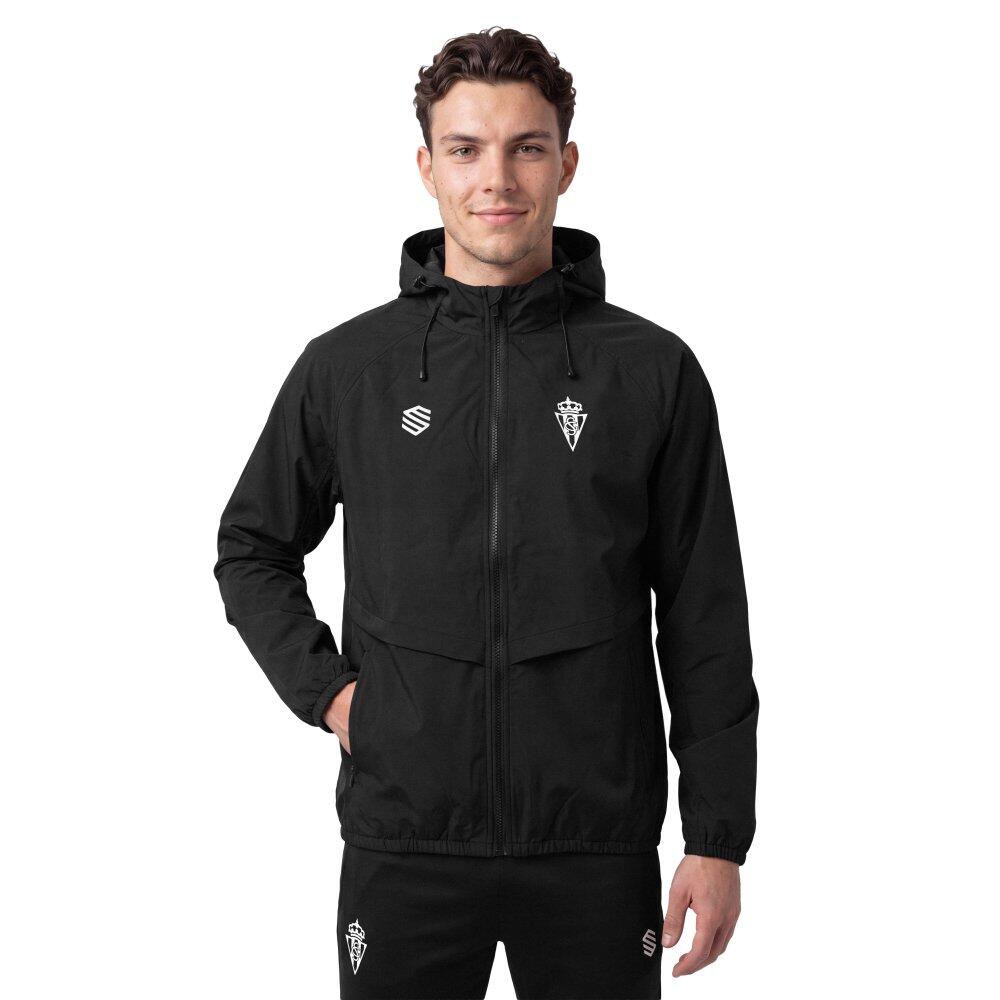 Men 's football rain jacket RSG Rain Jacket Coach U Black