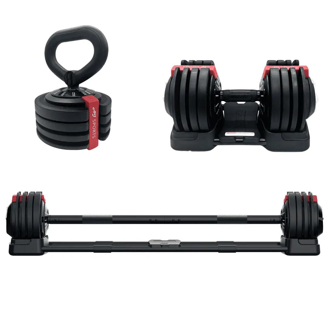 AJ-Sports Verstelbare barbell / Verstelbare Dumbbell / Verstelbare Kettlebell 3 3/7