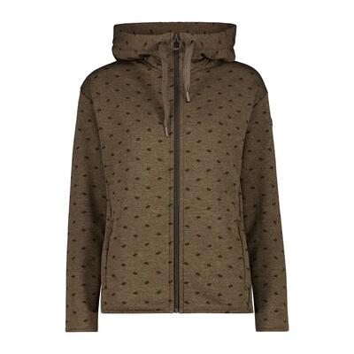 Dames hoodie met rits cmp