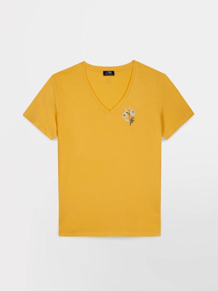TBS Aurore Damen T-Shirt Gelb 4/5