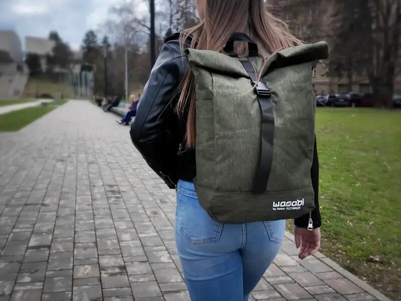 Mochila WASABI Al. 42 x An. 25 x Prof. 14 cm - 15 litros - Senderismo, acampada 2/9