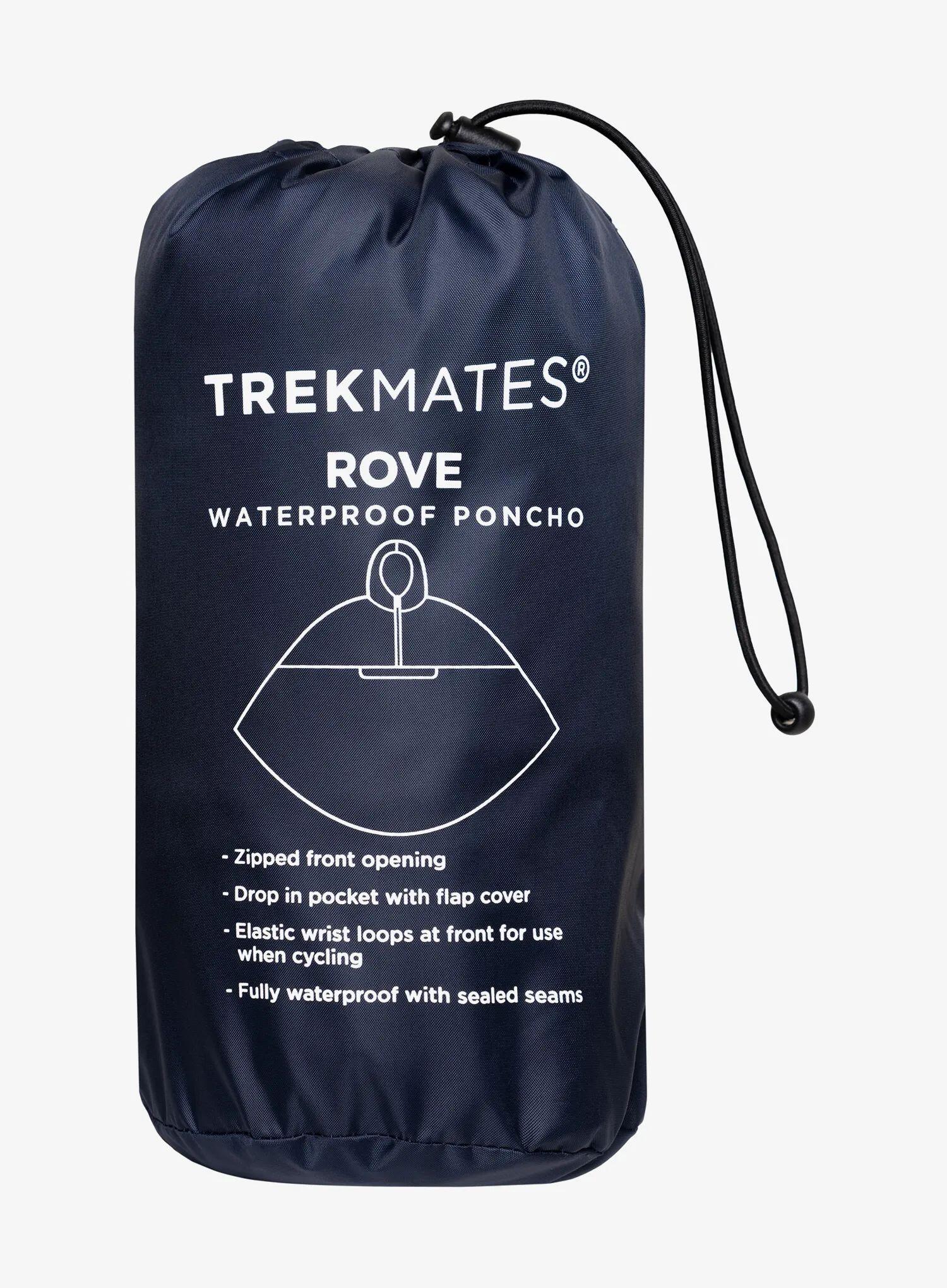Peleryna turystyczna Trekmates Deluxe Full Zip Poncho - navy 5/5