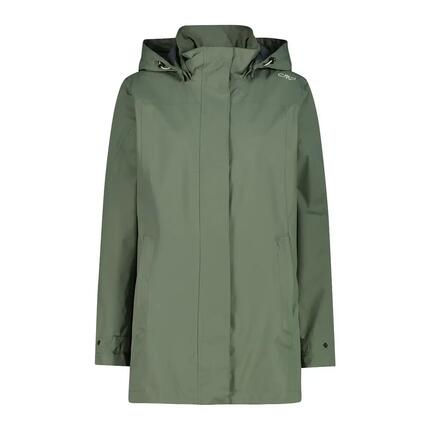 Veste imperméable à capuche avec boutons-pression femme CMP