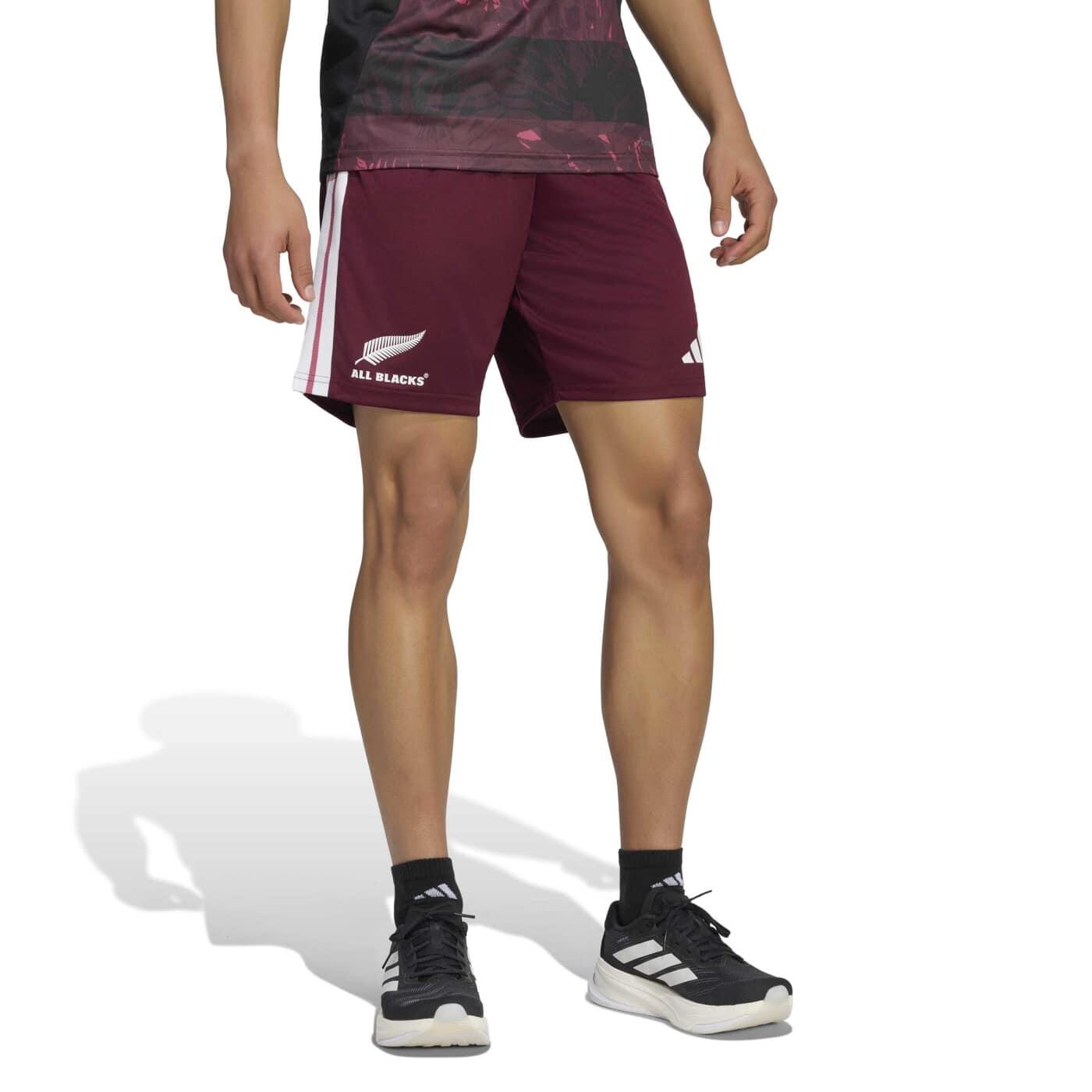 Short de sport All Blacks Adidas Homme Bordeaux 3/6
