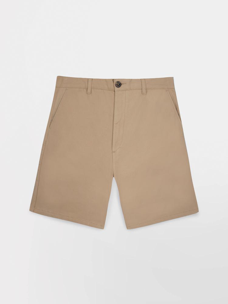 Bermuda - homme - ceinture droite, poches - pavlober beige 3/4