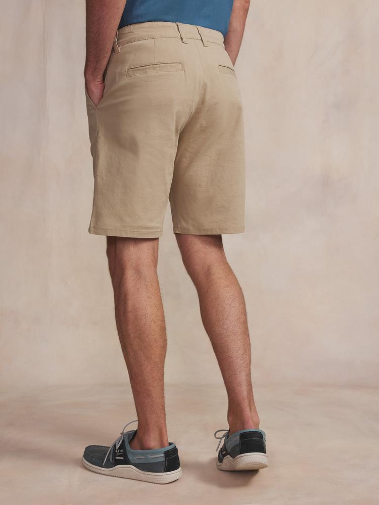 Bermuda - homme - ceinture droite, poches - pavlober beige 2/4