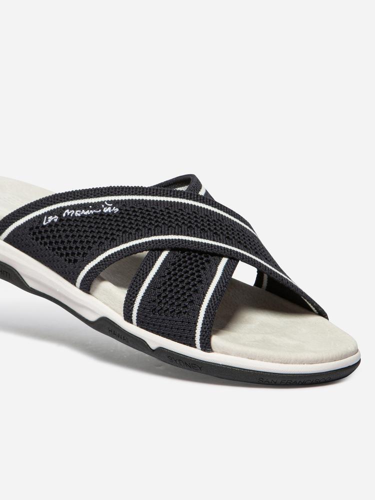 Chaussures - Lifestyle - Femme - Mules basses, talon 30 mm - CARLETI - Bleu 2/5