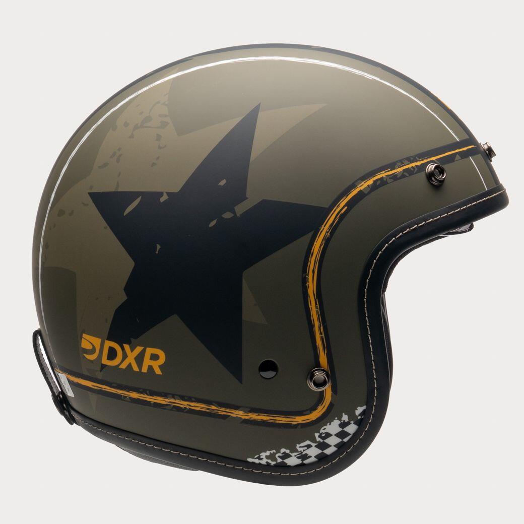 Casque vélo / trottinette / scooter ELEMENT MILITARY visière solaire Vert 4/7