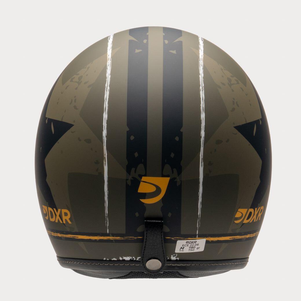 Casque vélo / trottinette / scooter ELEMENT MILITARY visière solaire Vert 3/7