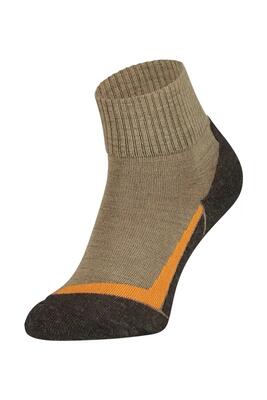 S18 merino wollen enkel wandelsokken – beige – 35-38