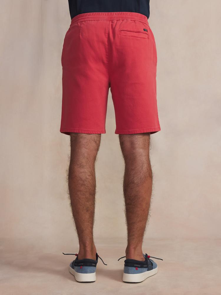 Bermuda - homme - ceinture élastiquée - foxeeber rose/rouge 2/4