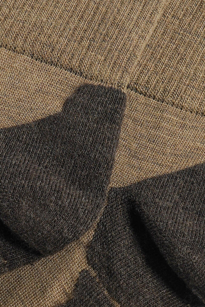 S18 Merino wollen enkel wandelsokken – Beige – 43-45 3/3
