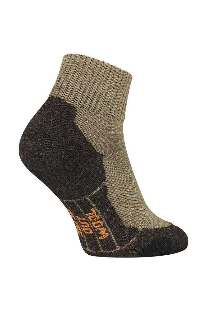 S18 Merino wollen enkel wandelsokken – Beige – 43-45 2/3