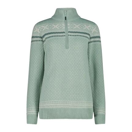 Damen Pulli mit halbem Reißverschluss CMP Wooltech