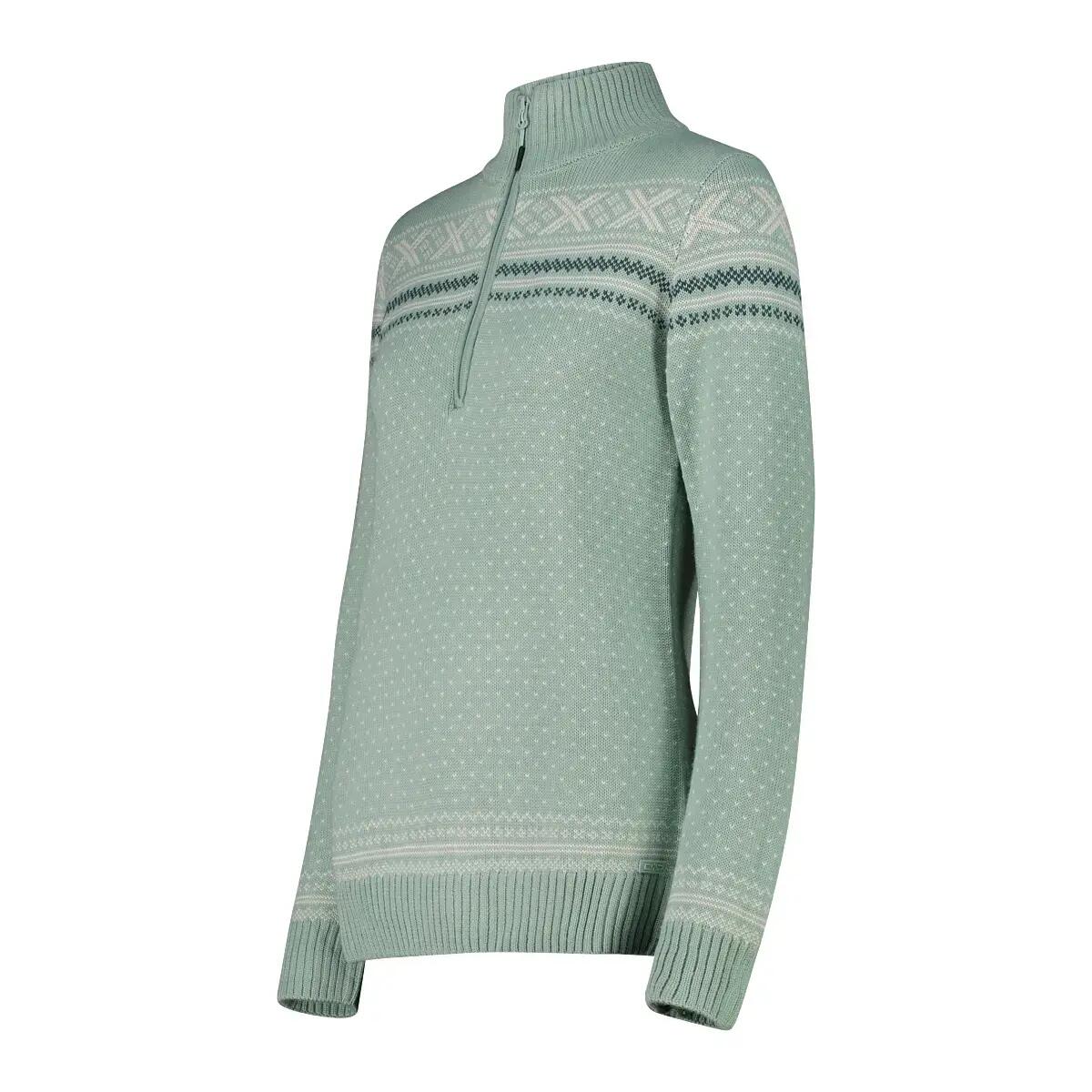 Pullover a mezza zip donna CMP Wooltech 3/3