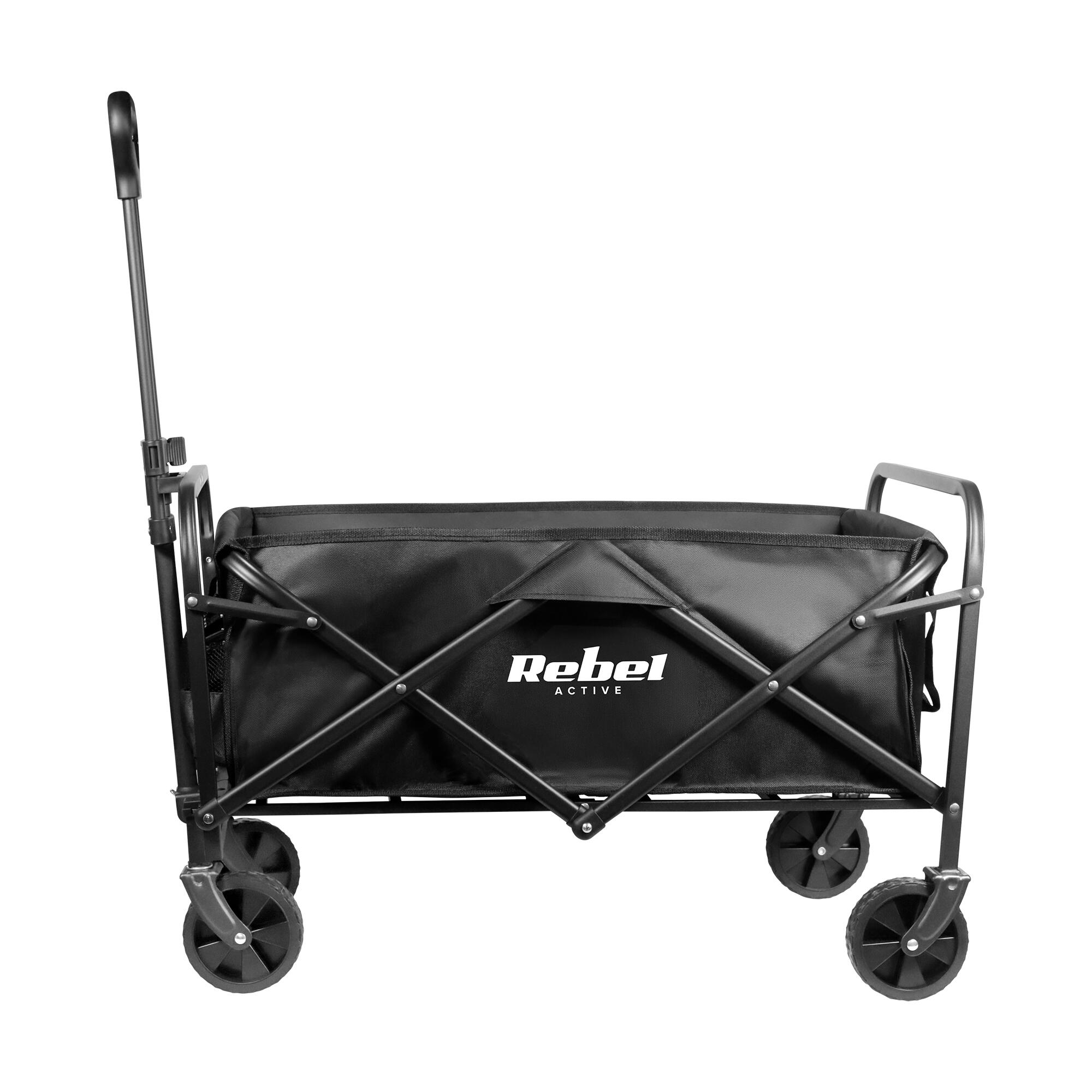 Wózek plażowy transportowy składany ogrodowy turystyczny  Rebel 80L 100kg 2/4