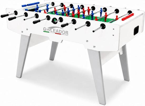 [Calciobalilla Goleador Bianco] Aste Uscenti & Gambe Pieghevoli