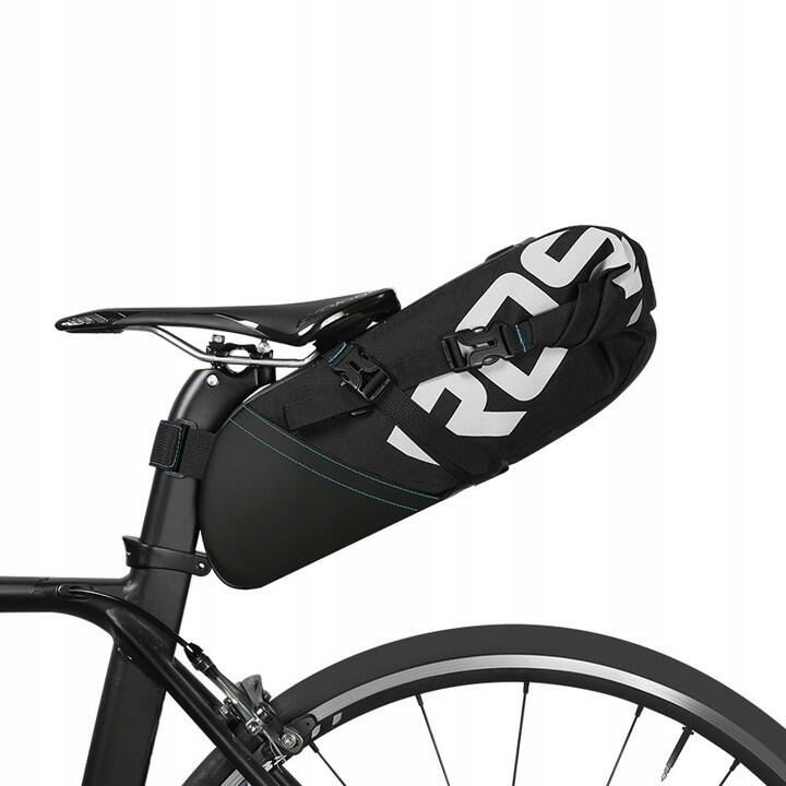 Sakwa rowerowa ROSWHEEL 10L montowana do sztycy pod siodełkiem ROXAR wodoodporna 7/7