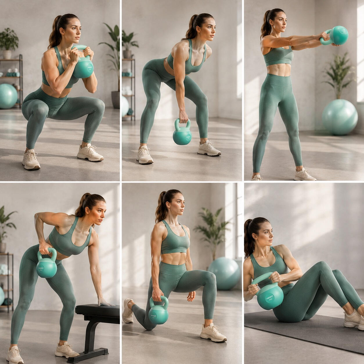 Kettlebells Soft UNDERFIT 4 kg - Mint Charge 8/13