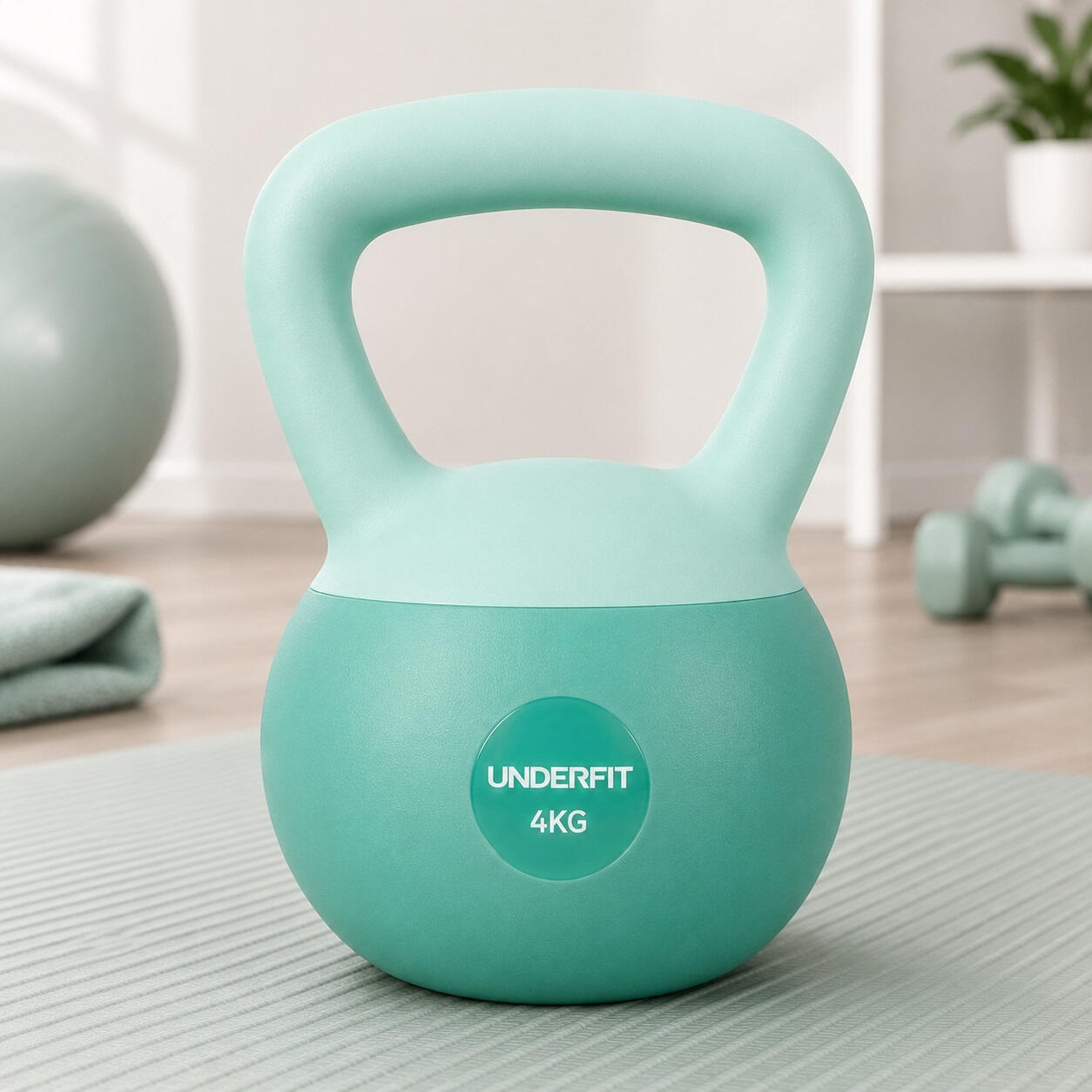 Kettlebells Soft UNDERFIT 4 kg - Mint Charge 10/13