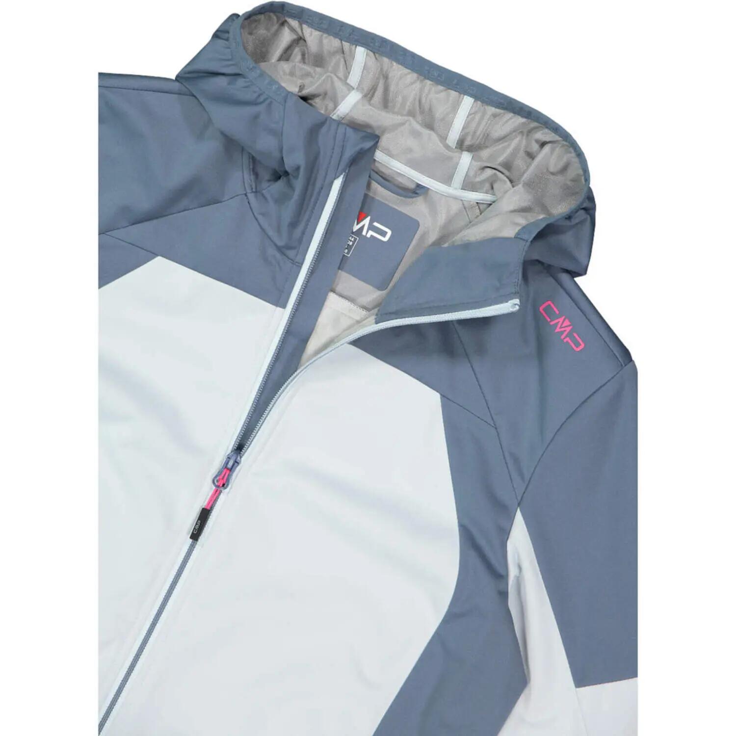 Chaqueta con capucha softshell ultraligera mujer CMP 5/9