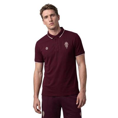 Heren voetbal lifestyle poloshirt rsg travel polo coach m rood