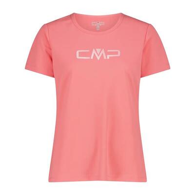 T-shirt con col rotondo e logo donna CMP