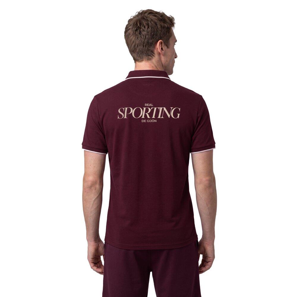 Polo lifestyle football homme RSG Travel Polo Coach M Rouge 2/7