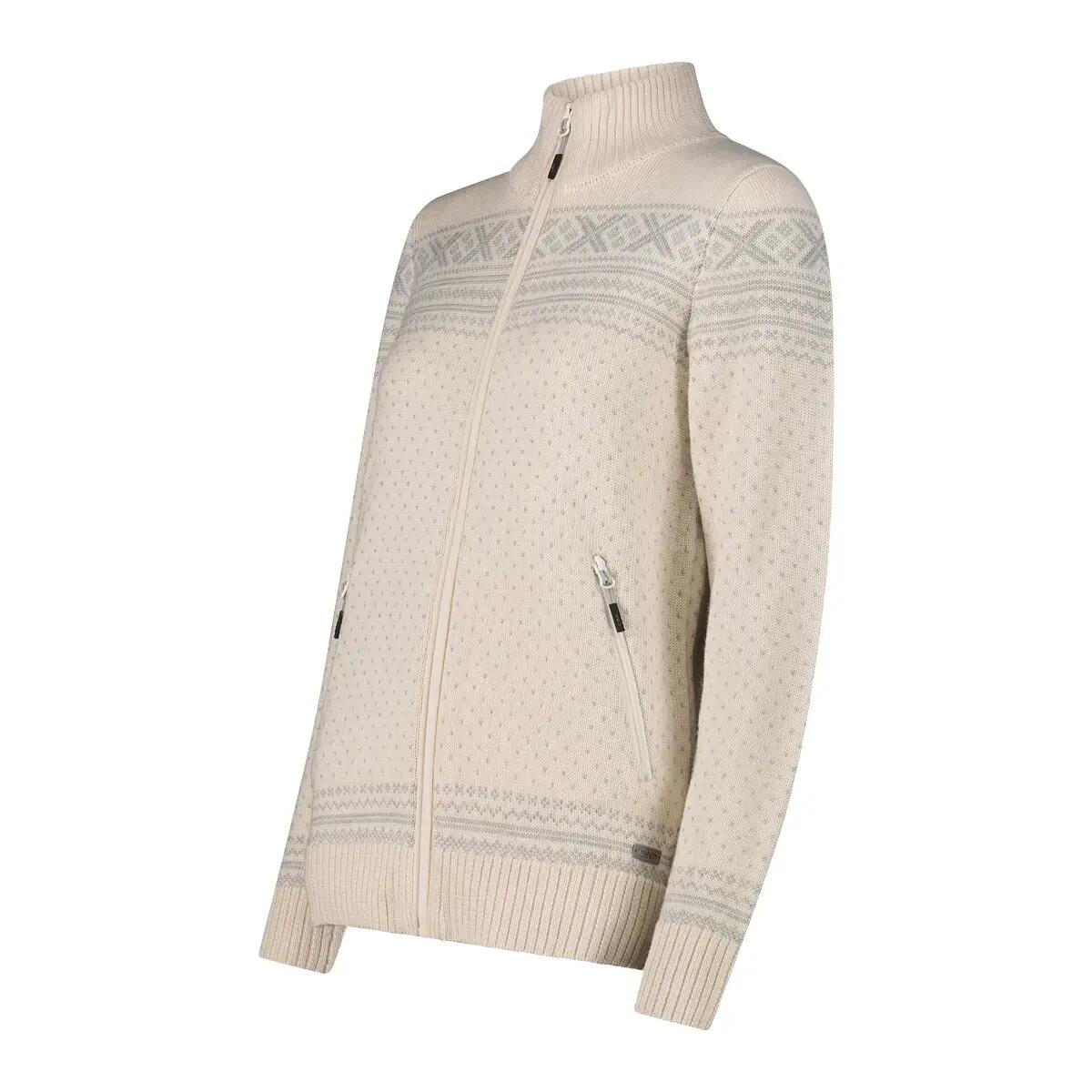 Jersey con cremallera para mujer CMP 3/4