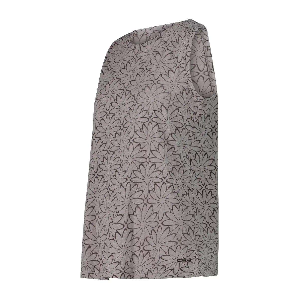 Camiseta sin mangas de jersey desgastado con estampado floral mujer CMP 3/3