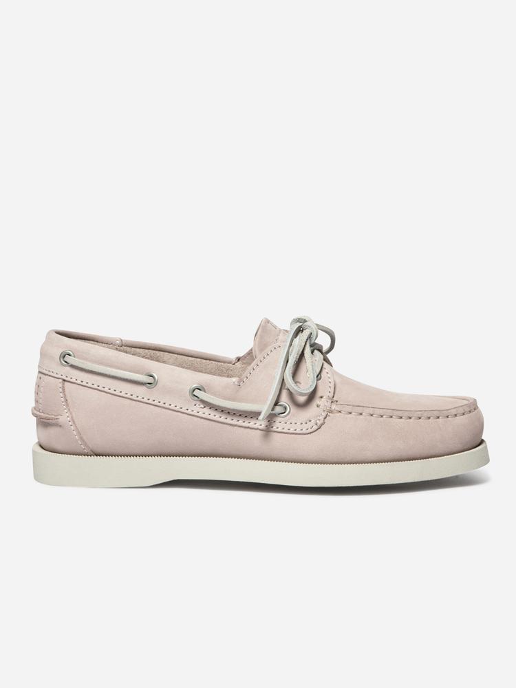 Chaussures bateau - Nautisme - Femme - Fermeture lacets cuir - PHENISE - Beige 5/5