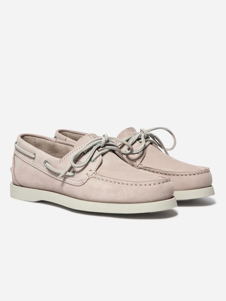 Chaussures bateau - Nautisme - Femme - Fermeture lacets cuir - PHENISE - Beige 4/5